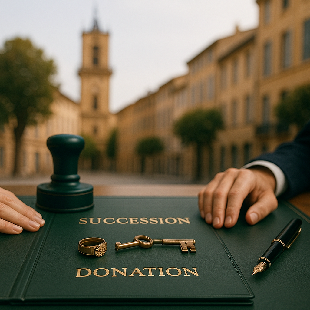 expert immobilier Succession, donation aix en provence
